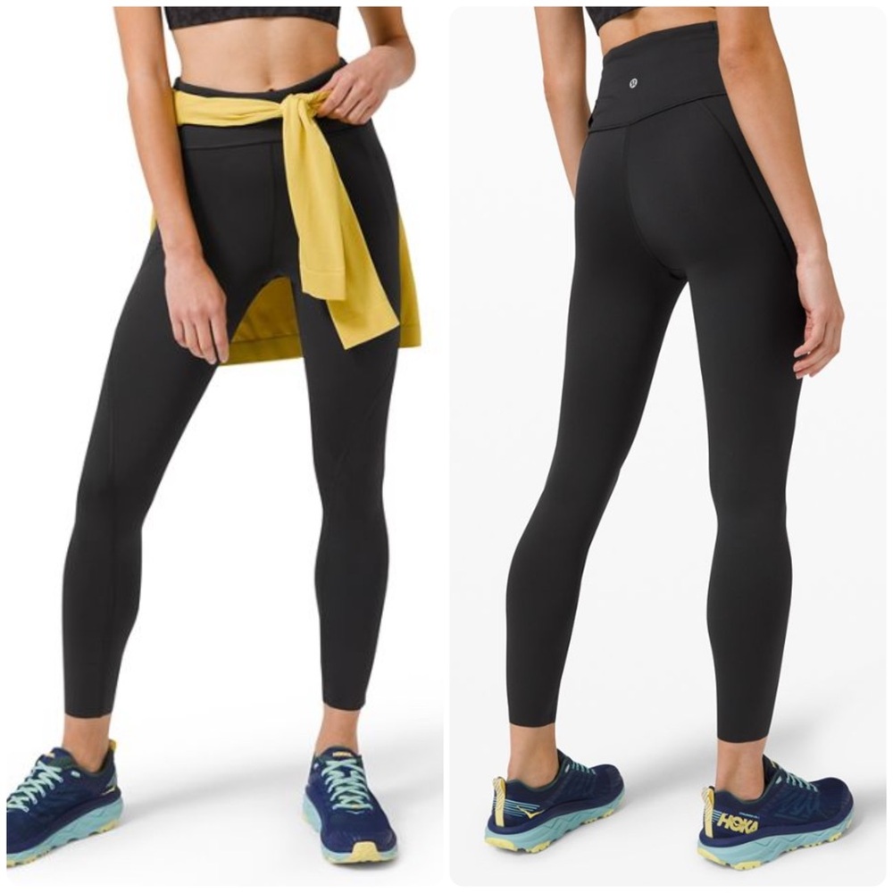 Lululemon Free to Speed HR Tight 25" Size 2 Black Designed for Running Leggings